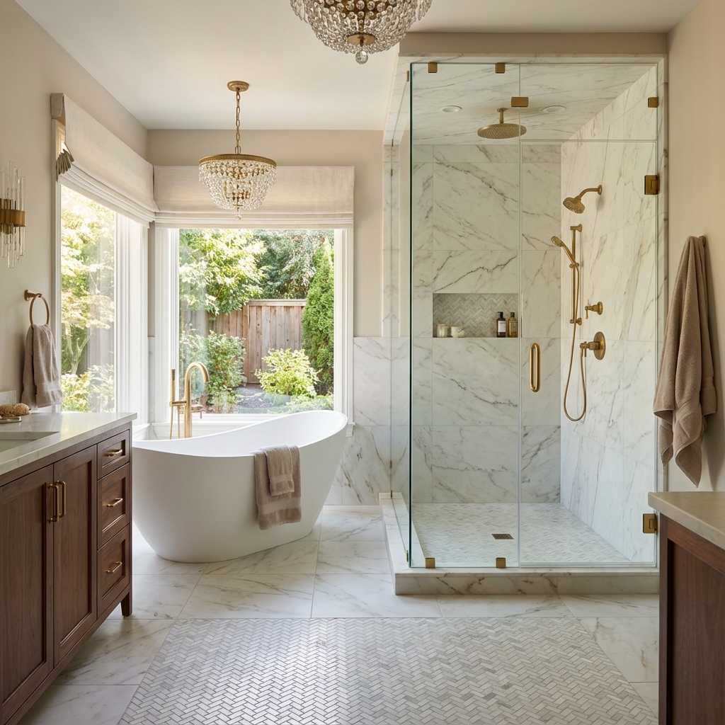 Luxury Spa-Inspired Bathroom Renovation - Portland Contractor ACGI